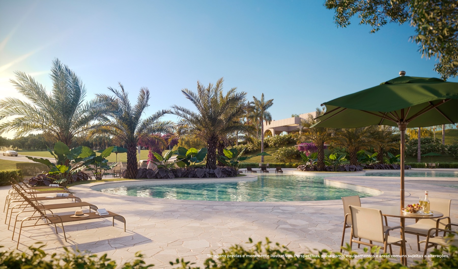 Piscina e clube