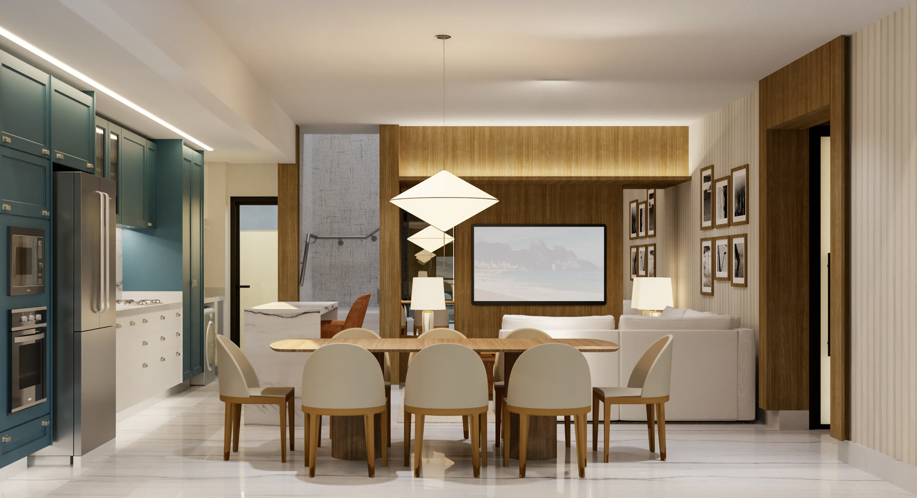 Sala de jantar da Casa Sobrado