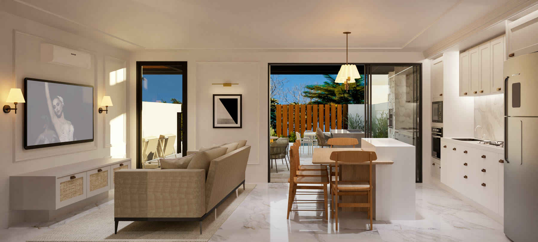 Living da Casa Térrea