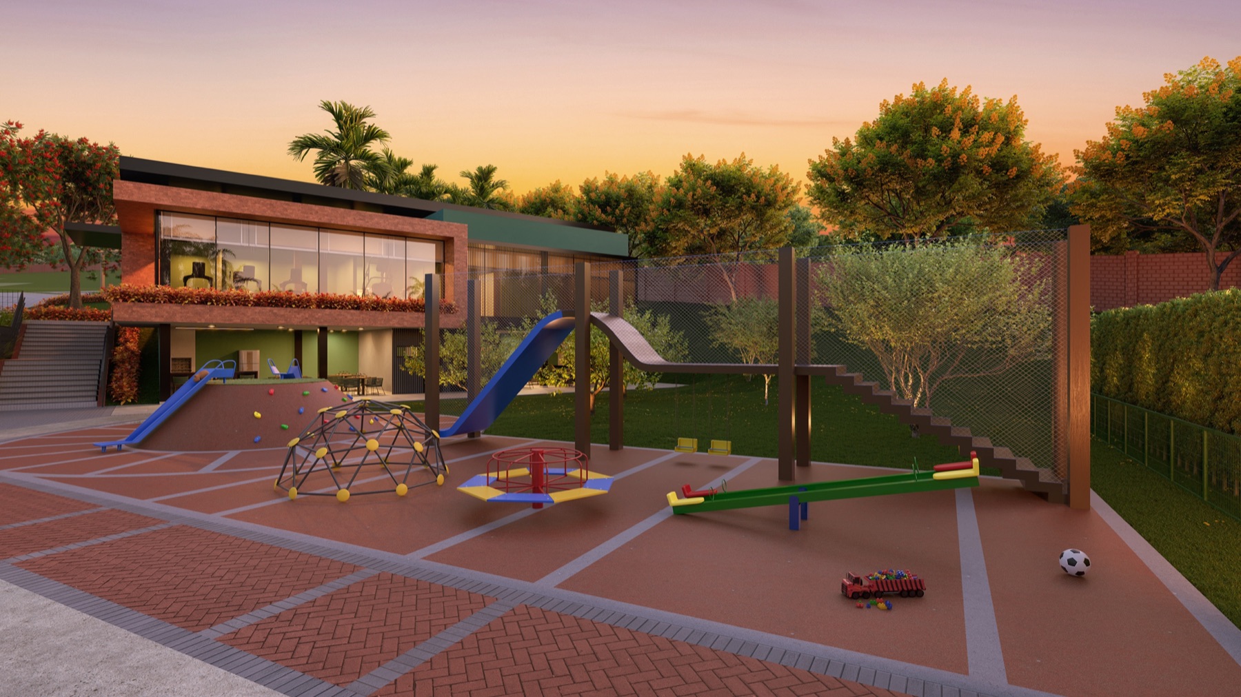 Crianças no playground